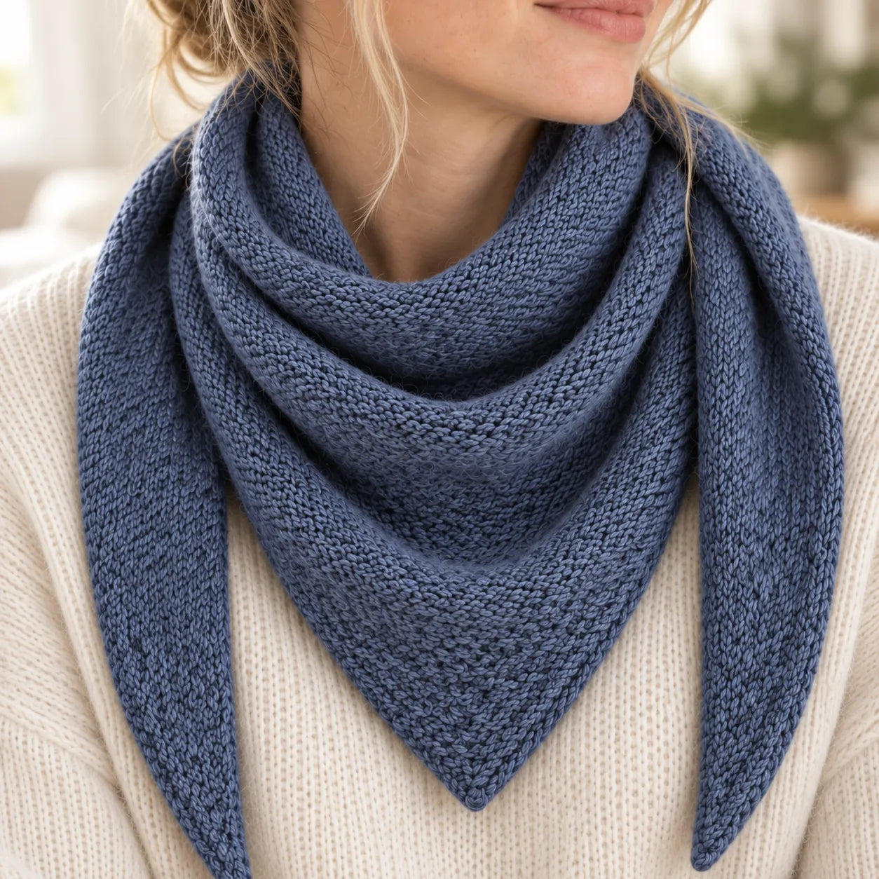 Triangle Scarf Knitting Pattern