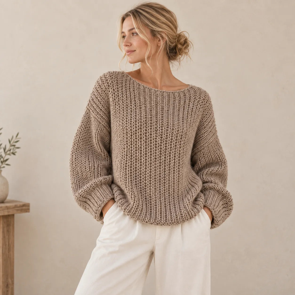 Oversized Pullover Knitting Pattern