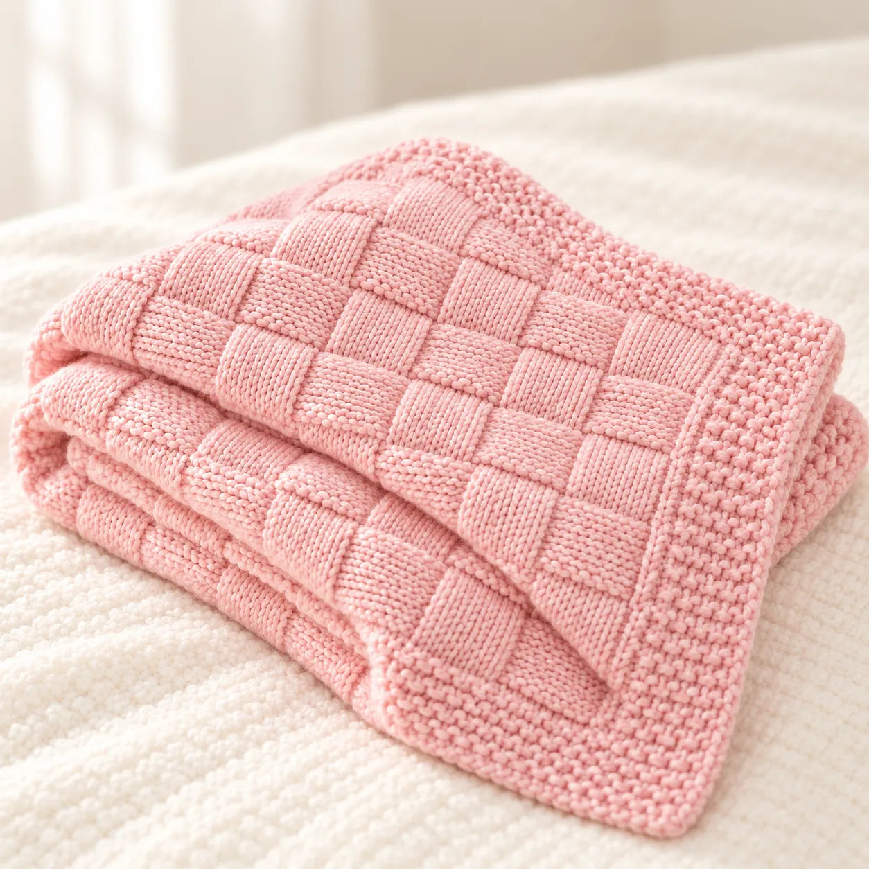 Little Loom Baby Blanket Knitting Pattern