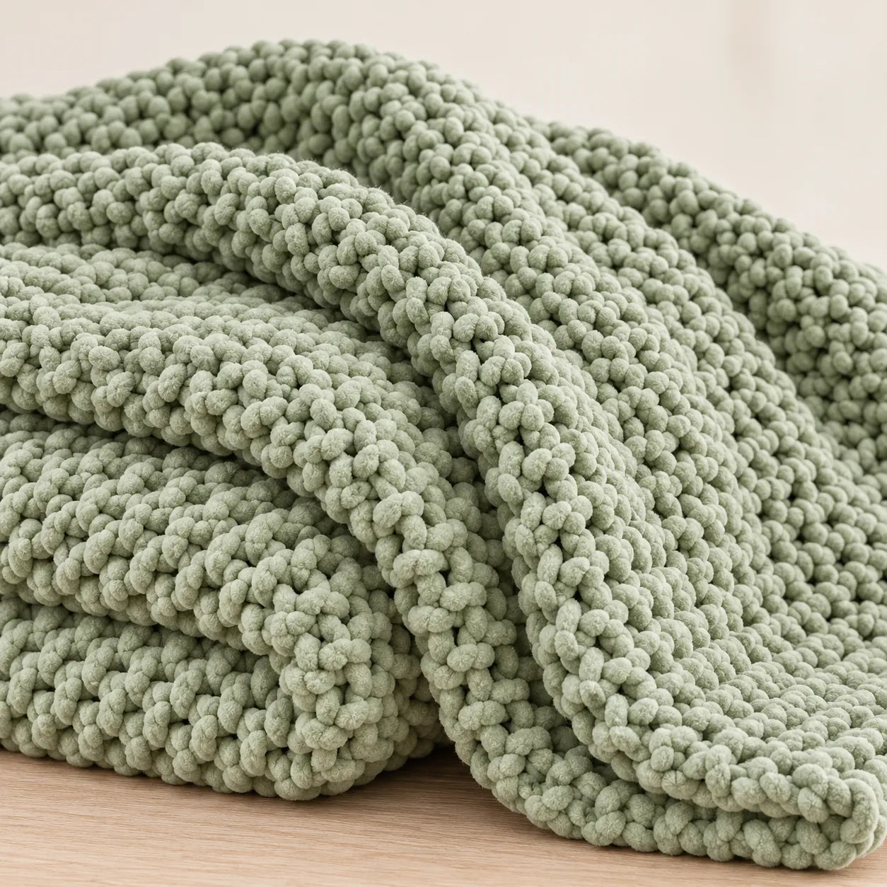 Meadow Seed Stitch Throw Knitting Pattern