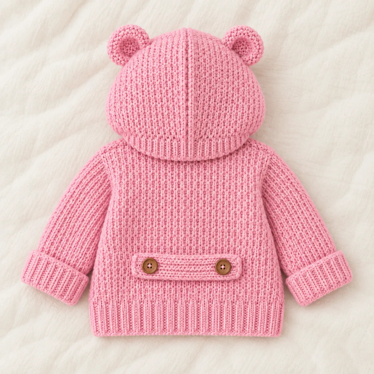 Children’s Teddy Bear Hooded Cardigan